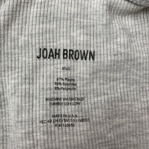 Joah Brown ribbed shorts - Picture 2 of 4